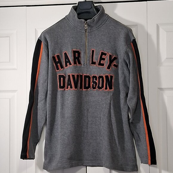 Harley-Davidson Quarter Zip Sweater - Picture 2 of 13